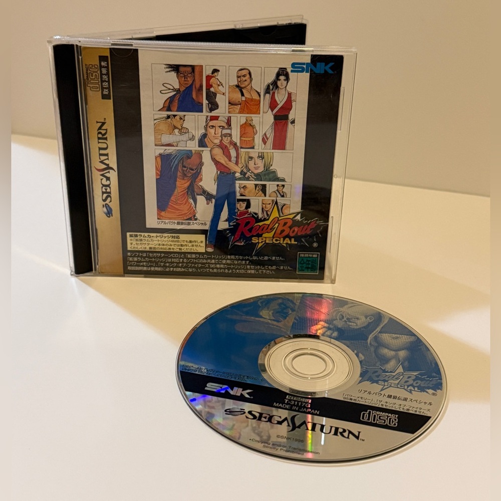 Sega Saturn REAL BOUT FATAL FURY SPECIAL Garou Densetsu SS Japan Import